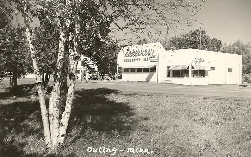 LAKEVIEW GROCERY
The Lakeview Grocery around 1965 in Outing, MN.